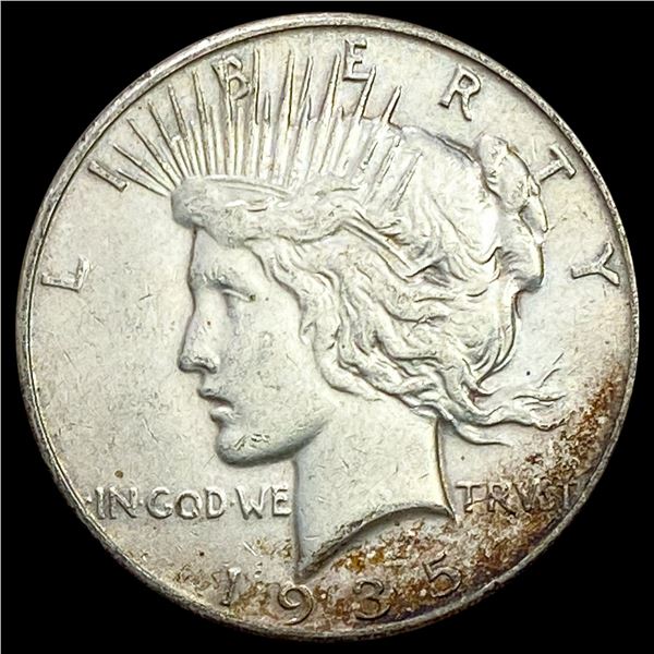 1935 Silver Peace Dollar CHOICE AU