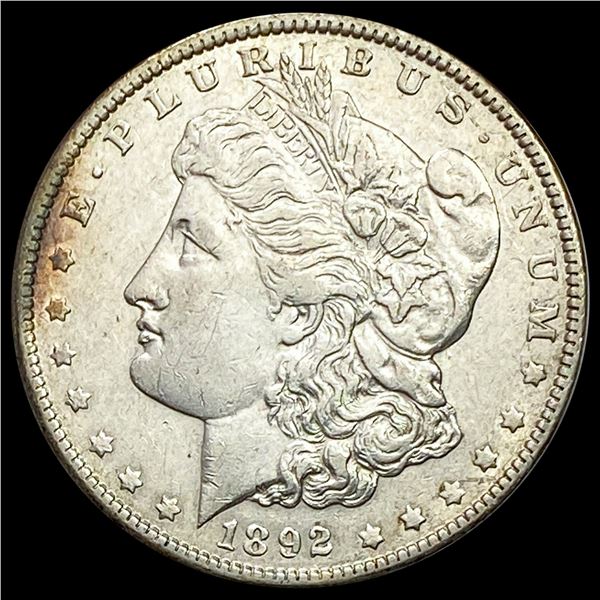 1892 Morgan Silver Dollar CLOSELY UNCIRCULATED