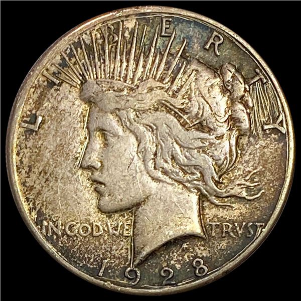 1928 Silver Peace Dollar LIGHTLY CIRCULATED