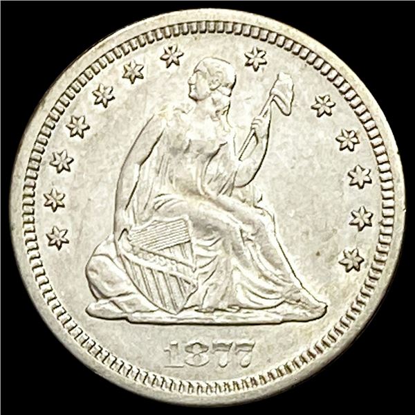 1877-S Seated Liberty Quarter UNCIRCULATED