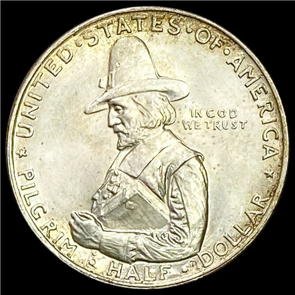1920 Pilgrim Half Dollar GEM BU