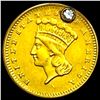 Image 1 : 1862 Rare Gold Dollar HIGH GRADE