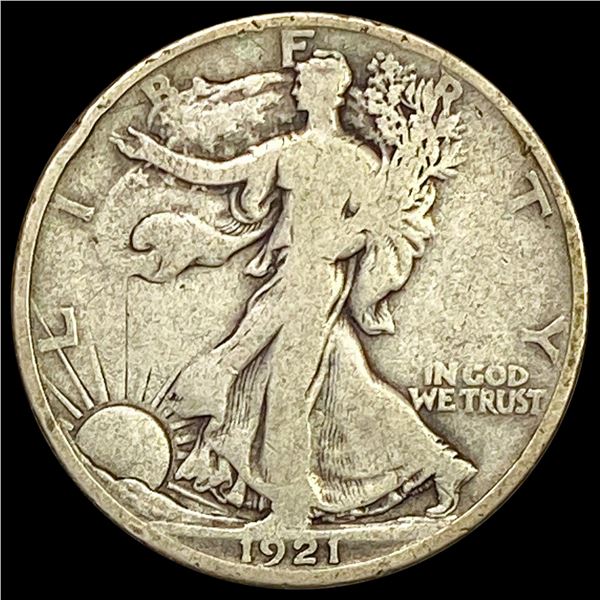 1921-D Walking Liberty Half Dollar NICELY CIRCULATED