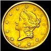 Image 1 : 1851 Rare Gold Dollar CLOSELY UNCIRCULATED
