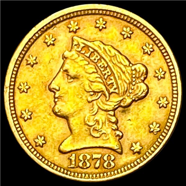 1878 $2.50 Gold Quarter Eagle UNCIRCULATED