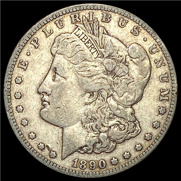 1890-CC Morgan Silver Dollar LIGHTLY CIRCULATED