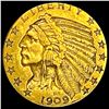 Image 1 : 1909 $5 Gold Half Eagle NEARLY UNCIRCULATED