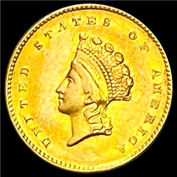 1855 Rare Gold Dollar CLOSELY UNCIRCULATED