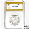 Image 1 : 1856 Seated Liberty Quarter PGA MS65