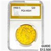 1900-S $20 Gold Double Eagle PGA MS64