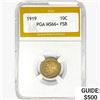 Image 1 : 1919 Mercury Silver Dime PGA MS66+ FSB