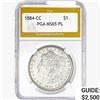 Image 1 : 1884-CC Morgan Silver Dollar PGA MS65 PL