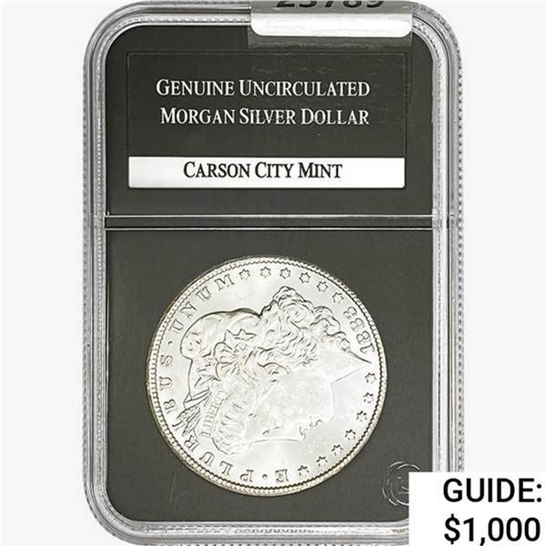 1883-CC Morgan Silver Dollar PCS Genuine UNC