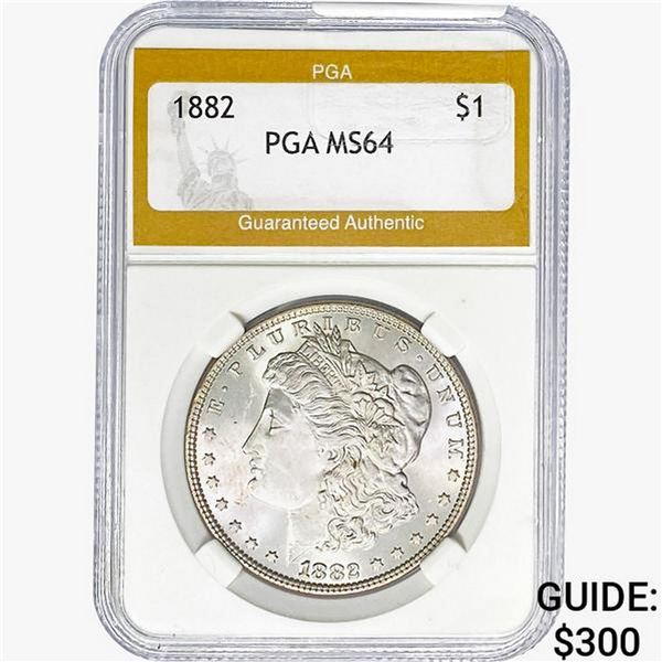 1882 Morgan Silver Dollar PGA MS64
