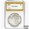 Image 1 : 1882 Morgan Silver Dollar PGA MS64