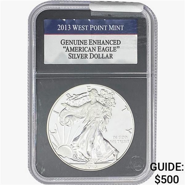 2013-W Silver Eagle PCS Genuine Enhanced