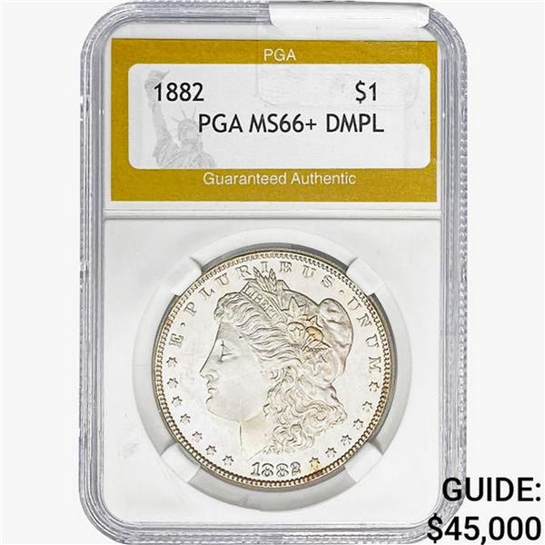 1882 Morgan Silver Dollar PGA MS66+ DMPL