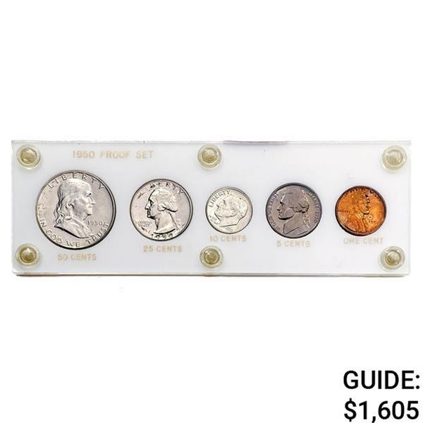 1950 US Proof Set [5 Coins]