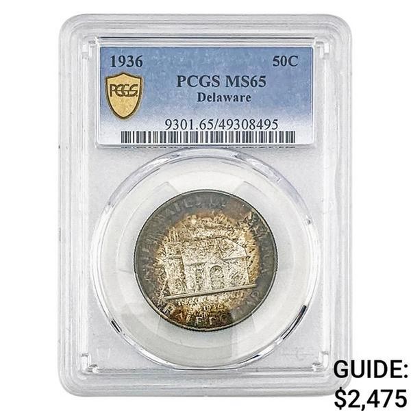 [3] 1936 Delaware Half Dollar PCGS MS INCLD. CAC