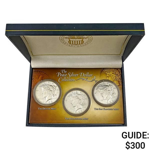 [3]1923-1926 P/D/S Silver Peace Dollar