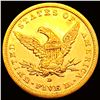 Image 2 : 1842-D Small Date $5 Gold Half Eagle CHOICE AU