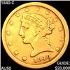 Image 1 : 1840-C $5 Gold Half Eagle CLOSELY UNCIRCULATED