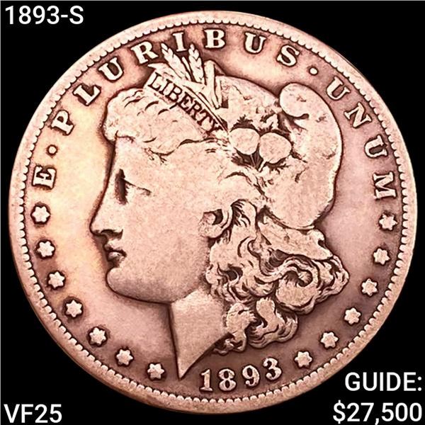 1893-S Morgan Silver Dollar LIGHTLY CIRCULATED