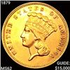 Image 1 : 1879 $3 Gold Piece UNCIRCULATED
