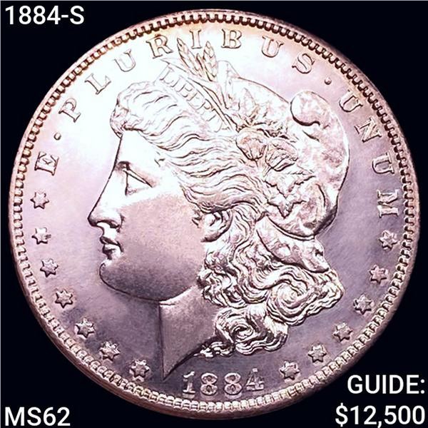 1884-S Morgan Silver Dollar UNCIRCULATED