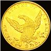 Image 2 : 1834 $2.50 Gold Quarter Eagle CHOICE BU+