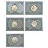 Image 2 : [5] 1982 Washington Half Dollars