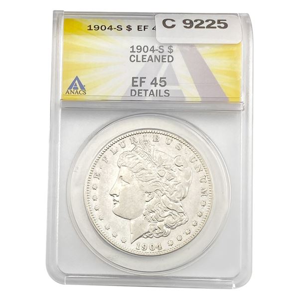 1904-S Morgan Silver Dollar ANACS EF