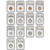 Image 1 : [14]1938-1966 Lincoln Cents/Jefferson Nickels NGC MS/PF65-68