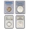 Image 1 : [4]1942-2009 Varied U.S. Coins [25C-$1] NGC/PCGS