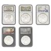 Image 1 : [5]2003-2021 Silver Eagle NGC MS/PF70