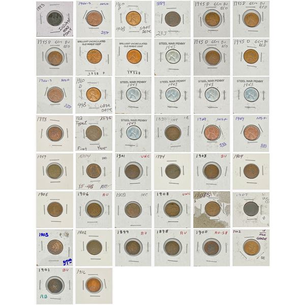 [44]1857-1960 Varied U.S. Cents