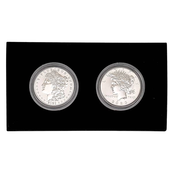 [2]2023 Morgan/Peace Reverse Proof Two-Coin Set