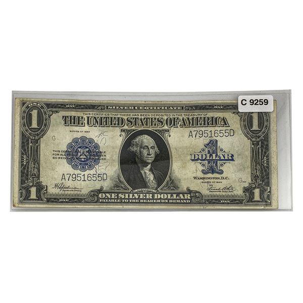 1923 United States $1 Silver Certificate
