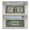 Image 4 : 1935-2001 [7] Certified U.S. Paper Money Lot $1 PCGS