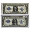 Image 1 : 1923 [2] $1 Silver Certificates Consecutive Serial