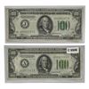 Image 1 : 1934 [2] U.S. $100 Note Lot