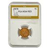 Image 1 : 1878 Indian Head Cent PGA MS64 RD