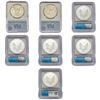 Image 2 : [7] 1881-2015 Certified Silver Dollar Lot PGA/ICG