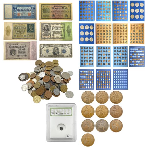 [464] 1909-1978 US/World Coin and Currency Lot