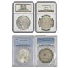 Image 1 : [4] 1885-1921 Morgan Silver Dollar Lot PCGS/NGC MS63