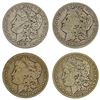 Image 1 : [4] 1903-S Morgan Silver Dollar Lot LIGHTLY CIRCULATED