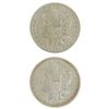 [2] 1884-S Morgan Silver Dollars CLOSELY UNCIRCULATED