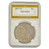 Image 1 : 1877-CC Silver Trade Dollar PGA MS64