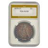 Image 1 : 1870-CC Seated Liberty Dollar PGA AU58 Toned