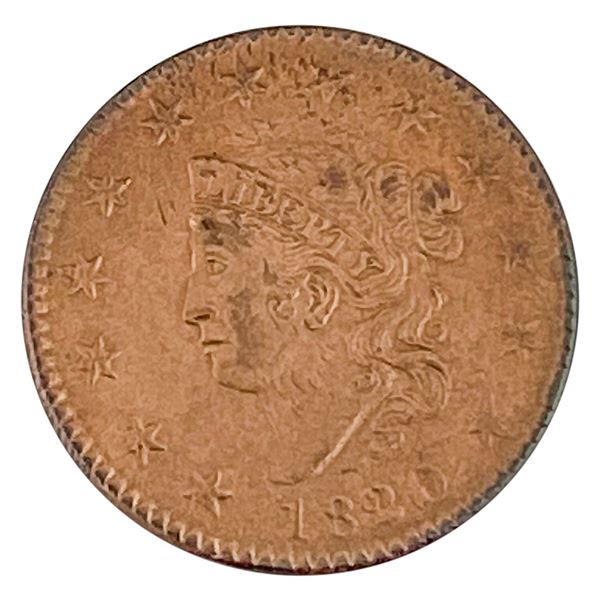 1820 Coronet Head Large Cent UNCIRCULATED